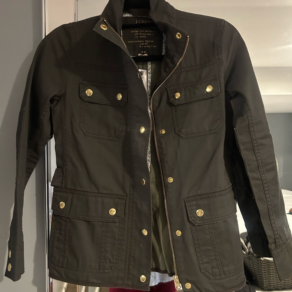 NWT JCrew Women’s Field Utility Jacket Charcoal XXS Petite